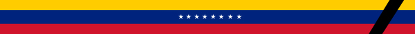 Bandera de Venezuela. Homenaje terremoto