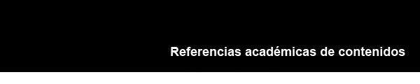 cabecera para la página de Referencias académicas
